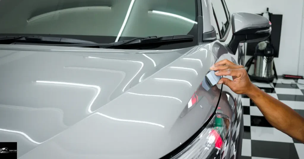 car with ceramic coating for superior protection and brilliant shine
